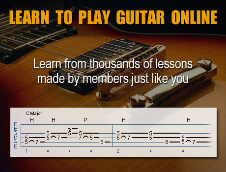 Learn to play guitar online